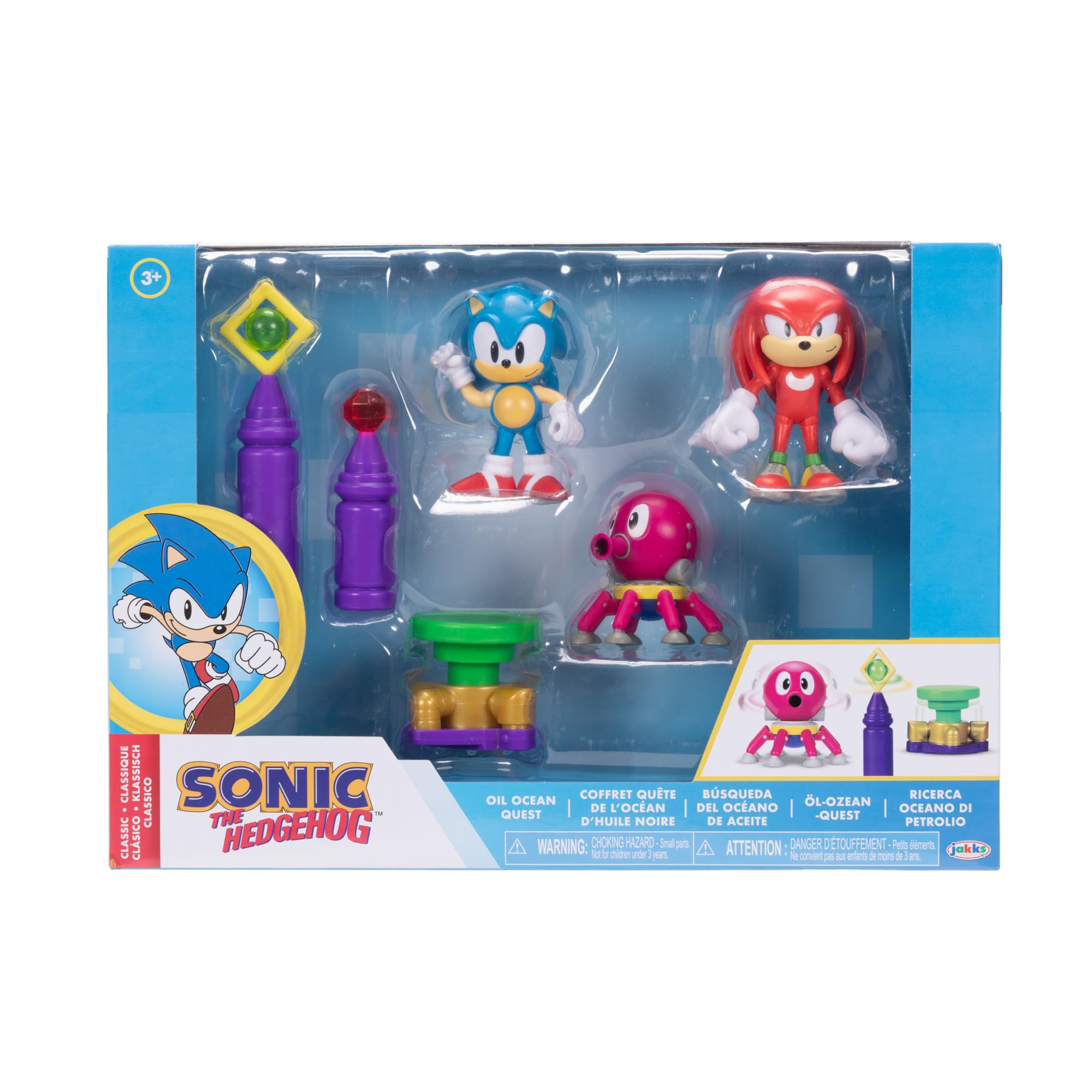 Collector-friendly Sonic Oil Ocean diorama display option