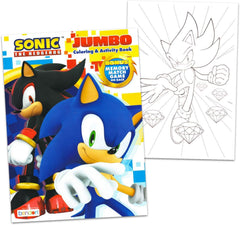 Coloring pages feature Sonic and friends to enhance color exploration