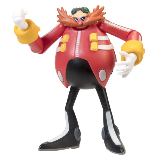 Sonic The Hedgehog Dr. Eggman 2.5-inch figure front view for poseable display.