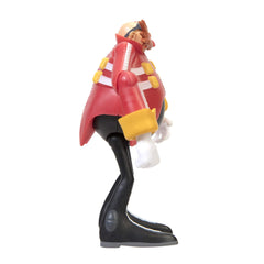 Close-up of articulation on Sonic The Hedgehog Dr. Eggman figure for poseability.