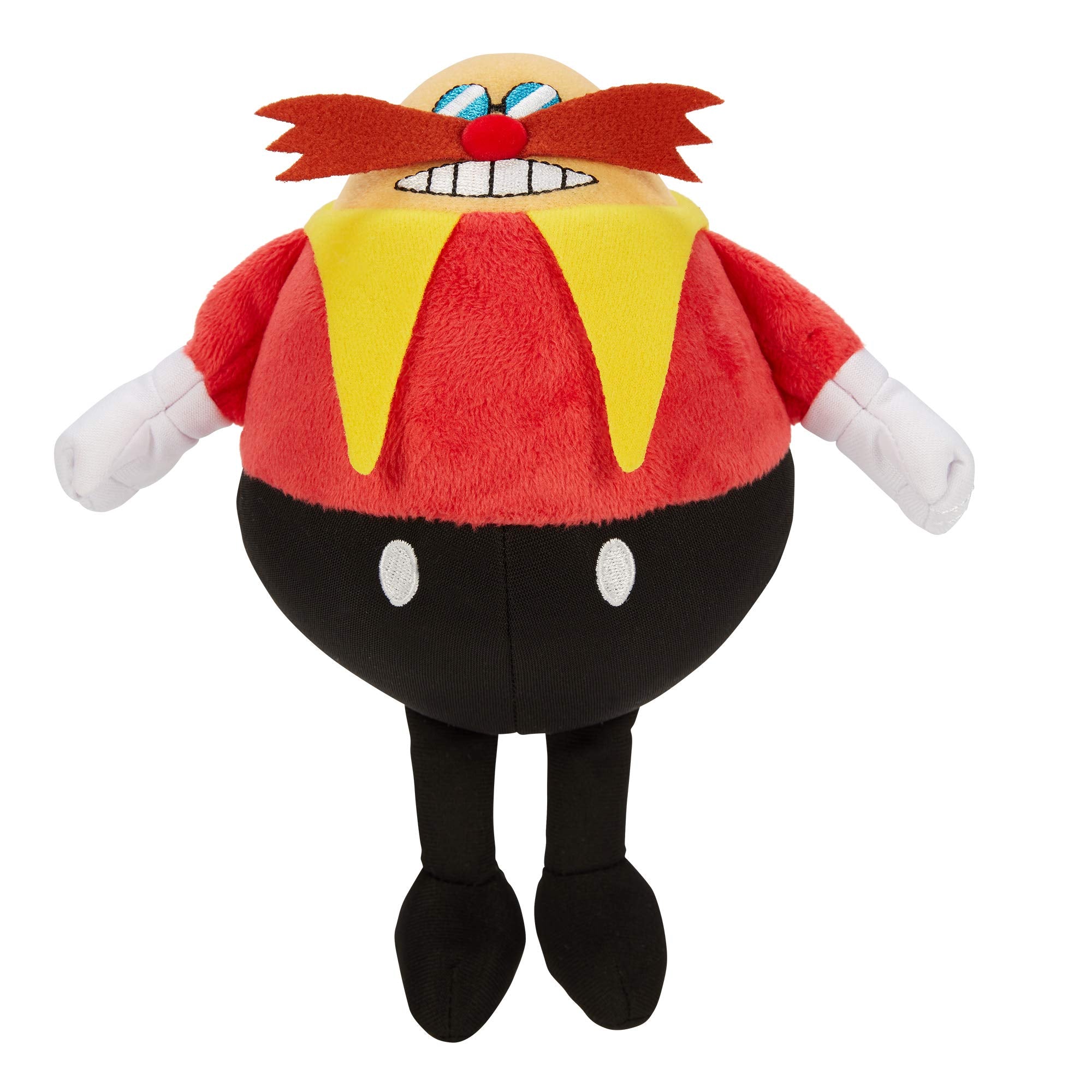 Sonic The Hedgehog Eggman plush back view showing plush stuffing and seam quality.