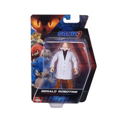 Sonic The Hedgehog Gerald Robotnik Wave 3 figure pose-down shot.