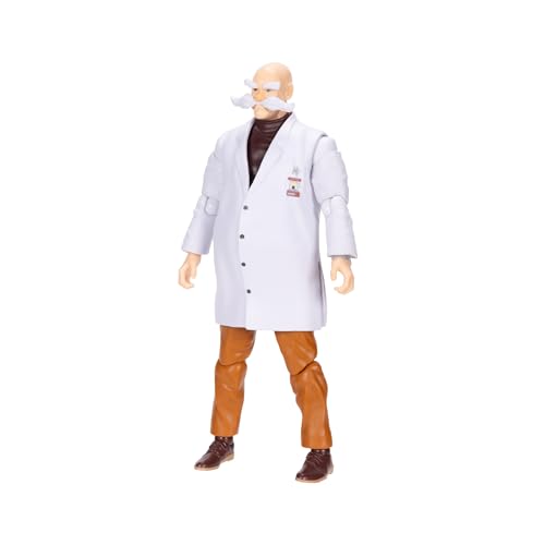 Sonic The Hedgehog Gerald Robotnik Wave 3 figure side view for shelf display.