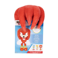 Sonic The Hedgehog Knuckles 18-inch plush hug-ready for cuddles and storytelling