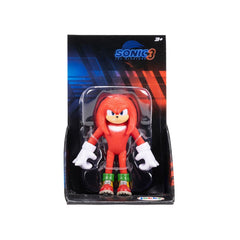 Sonic The Hedgehog Knuckles 2.5-inch mini figure for display, collection, and action-ready posing.