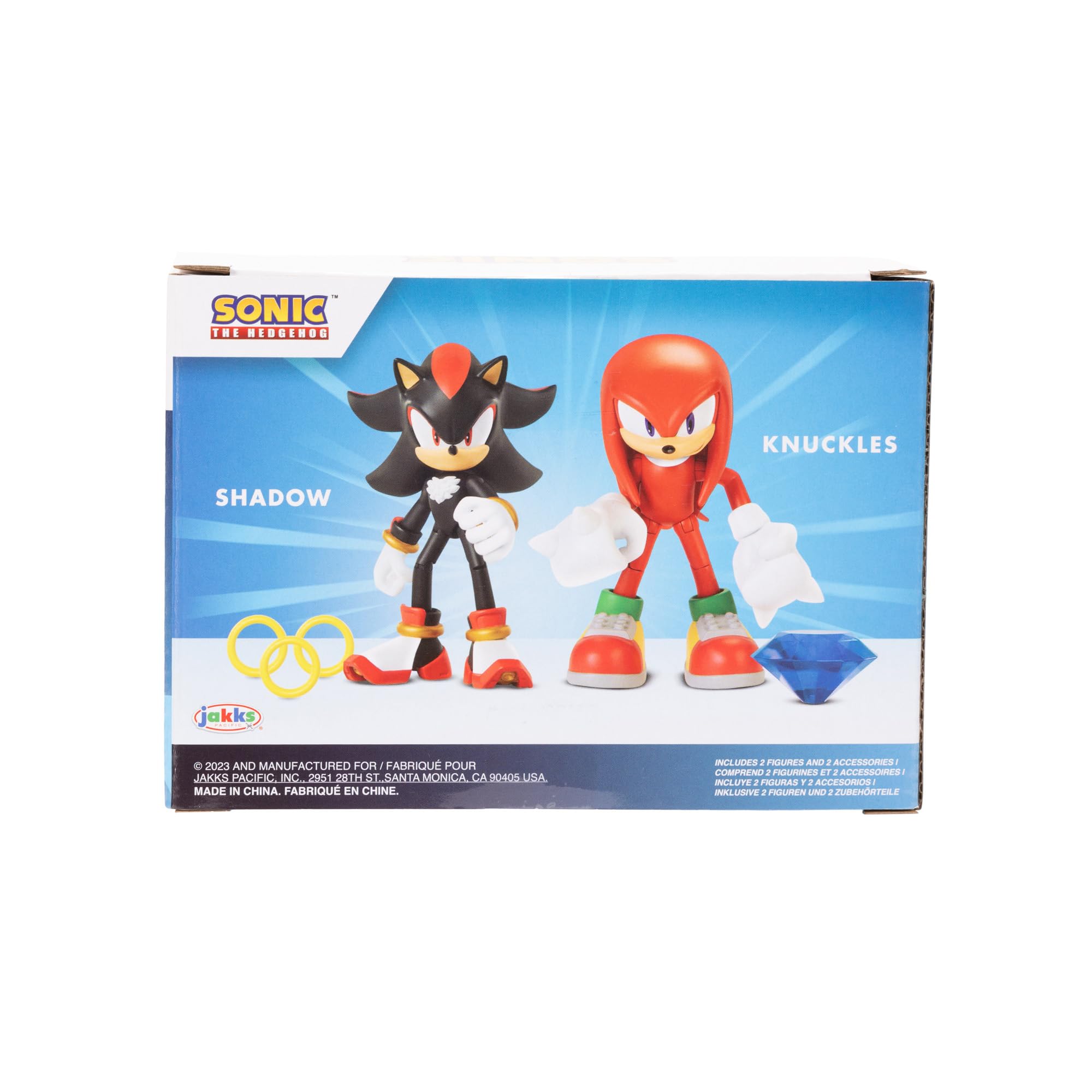 Sonic The Hedgehog Knuckles figure showing detailed sculpt