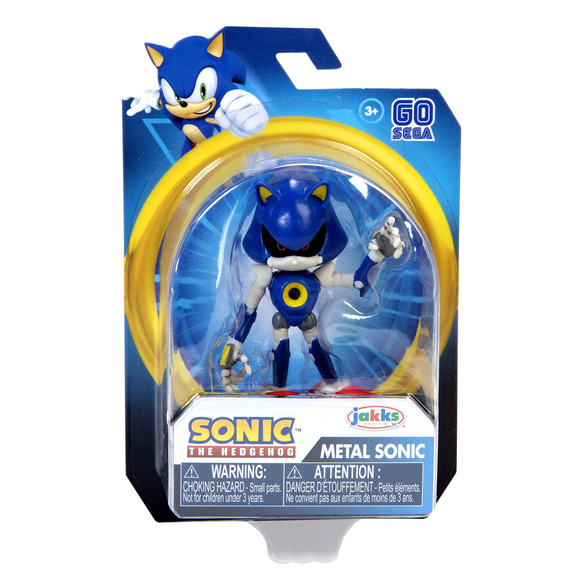 Sonic The Hedgehog Metal Sonic blue figure perfect for gift-giving.