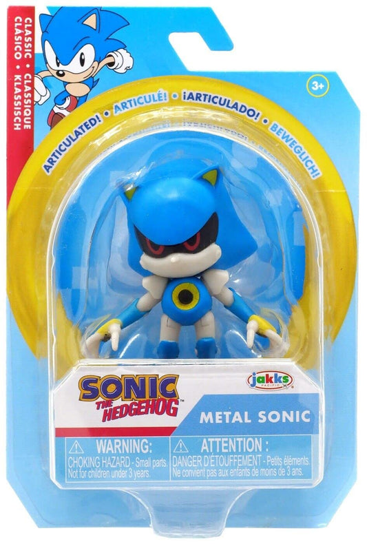 Sonic The Hedgehog Metal Sonic mini figure with metallic finish for desk display and collection