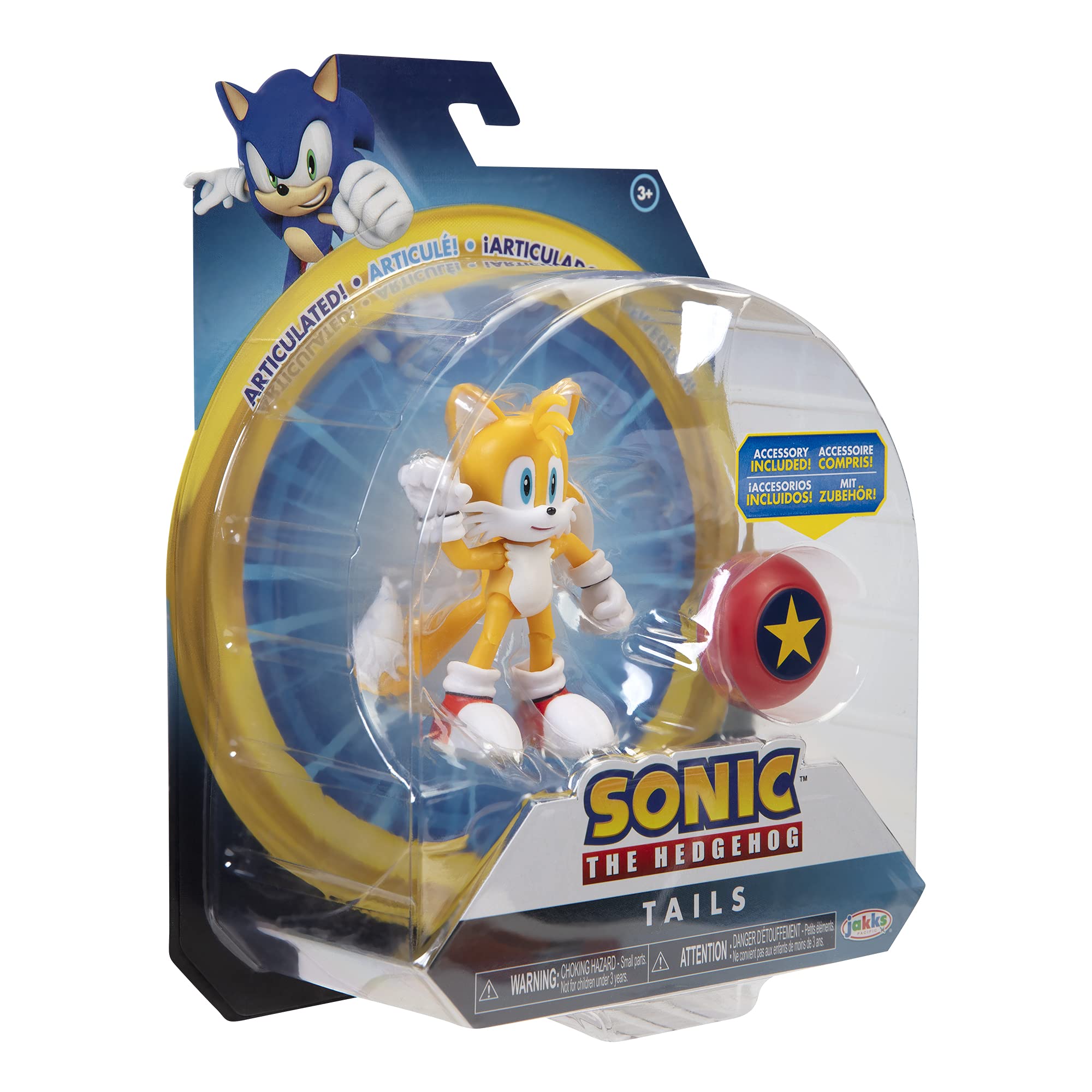 Sonic The Hedgehog Tails heroic pose for collection display