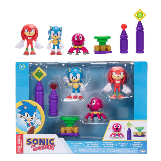 Sonic The Hedgehog Oil Ocean Diorama Sonic figure ready for display