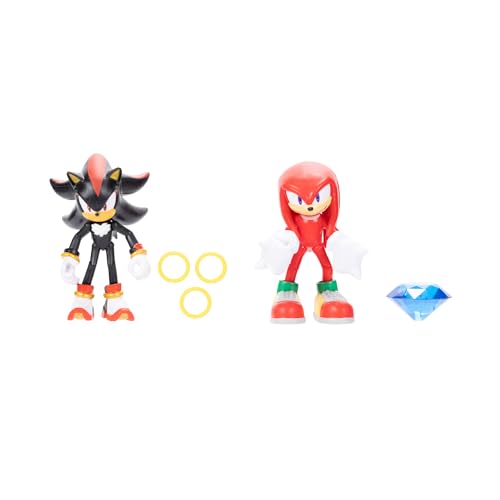 Sonic The Hedgehog Shadow 4-inch figure front view ready for dynamic posing