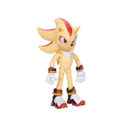 Sonic The Hedgehog 3 Movie figure with 20+ articulation points for posing.