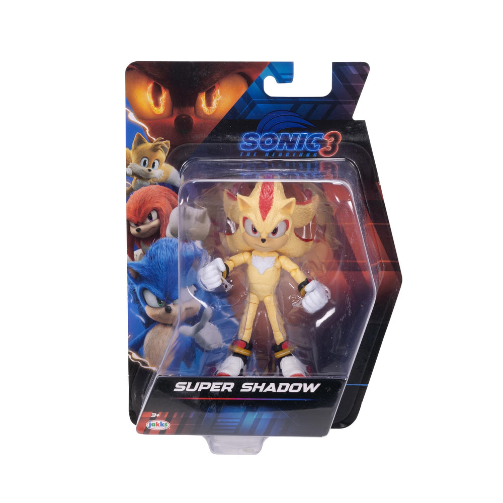 Sonic The Hedgehog Super Sonic figure ideal for display and play.