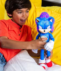 Sonic figure featuring thirty-plus phrases for interactive storytelling