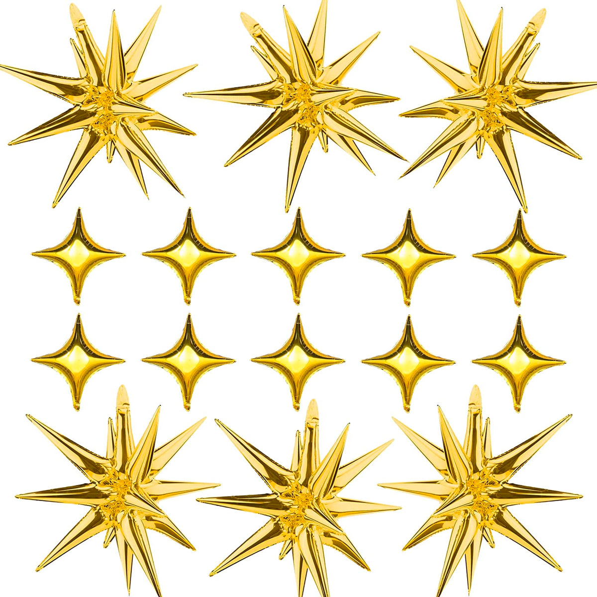 SONICEBUY gold star explosion balloon for wedding backdrop