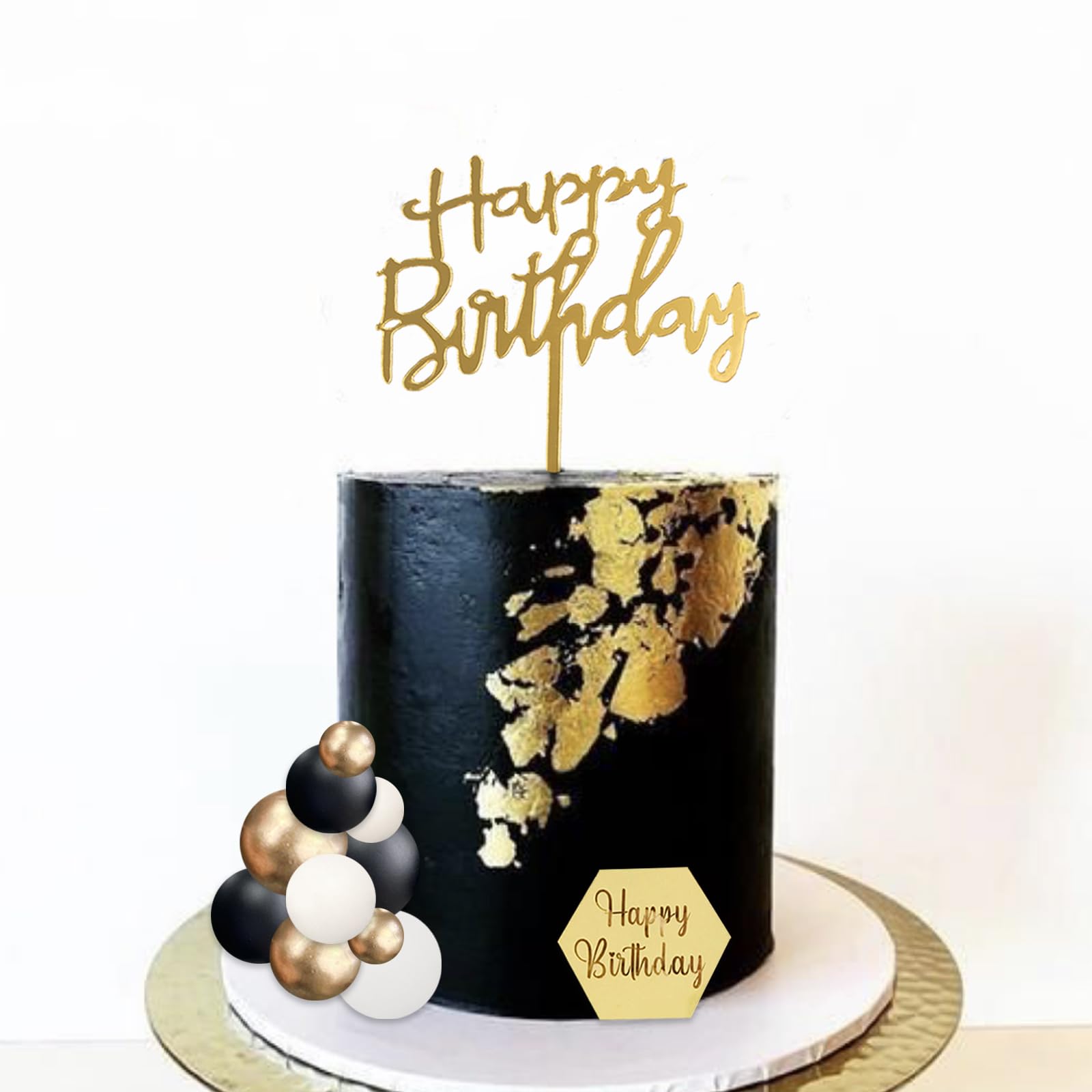 SONICEBUY man-themed cake decor ideal for birthdays and anniversaries.