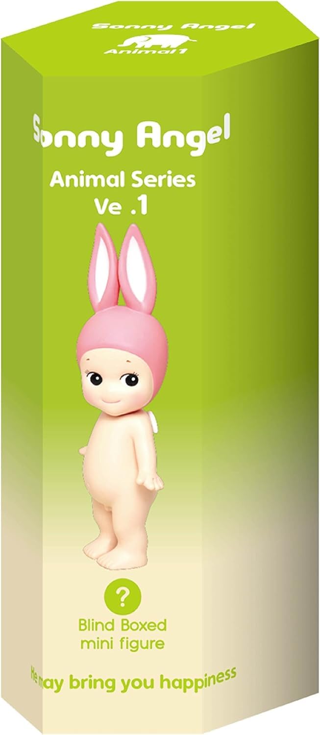 Sonny Angel Animal Version 1 sealed blind box front view for display and gifting.