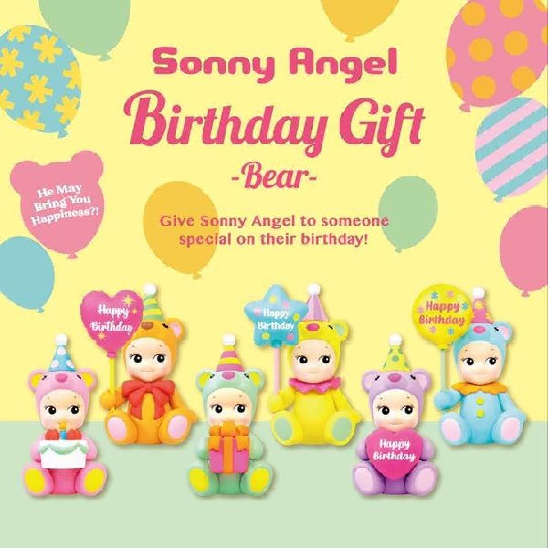 Sonny Angel Birthday Bear with star balloon to sparkle a special day