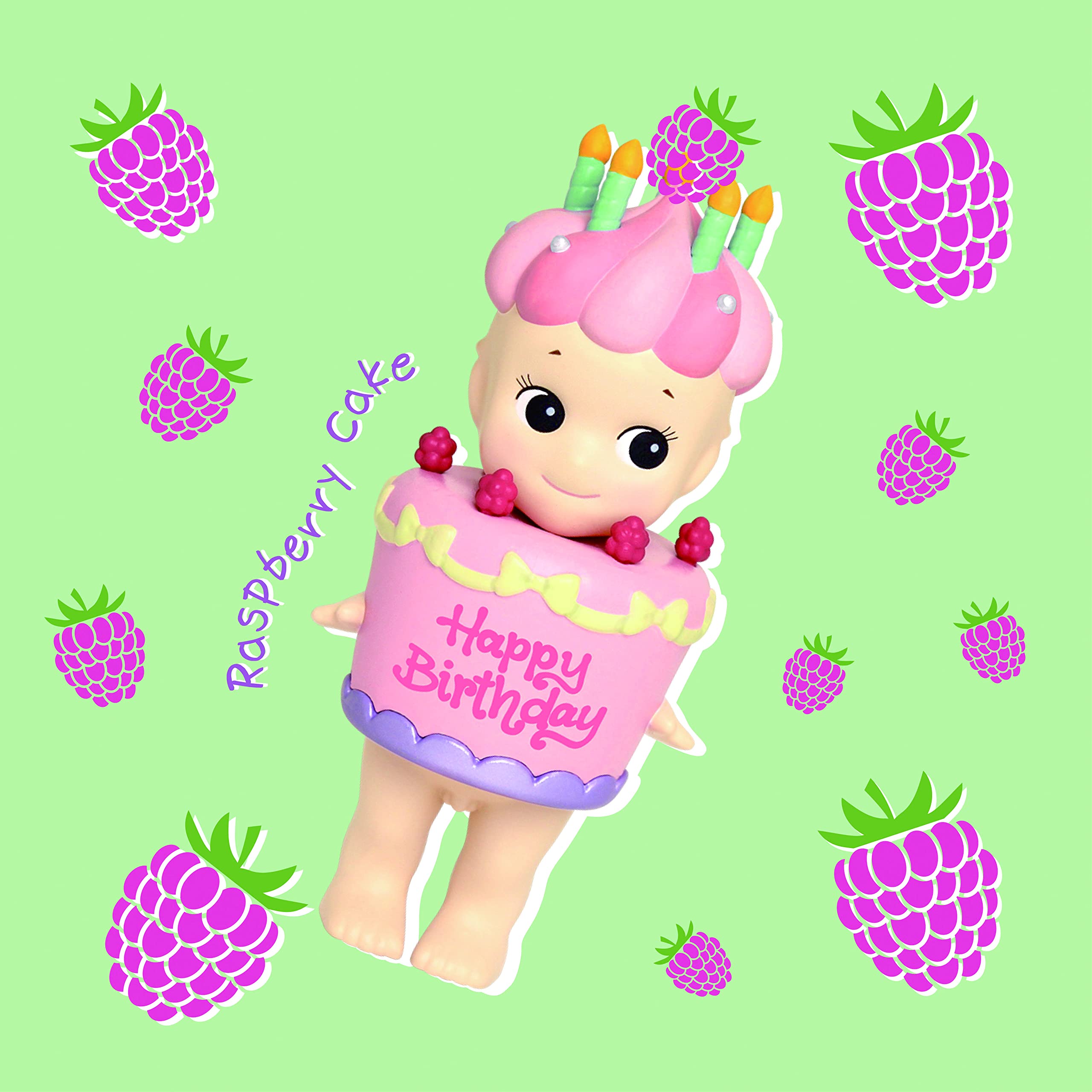 Sonny Angel Birthday Gift 2017 blueberry cake figure perfect for displays and unboxings.