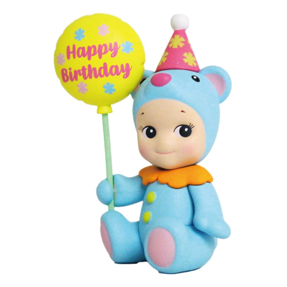 Sonny Angel Birthday Gift Bear 2021 plush bear costume detail and charm