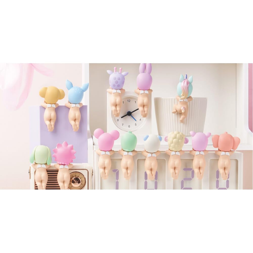 Sonny Angel Dreaming Series Hipper beside monitor for cheerful desk décor