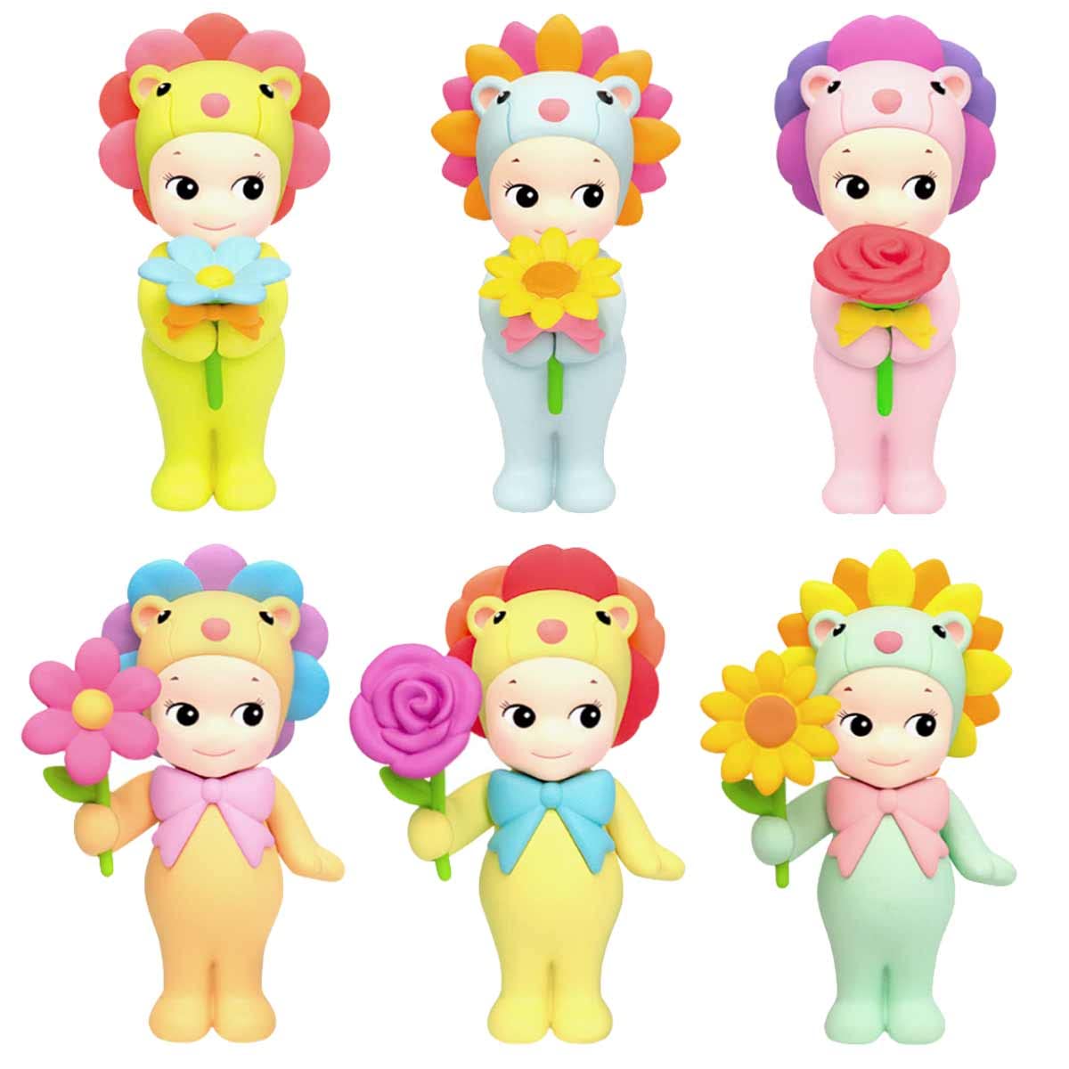 Sonny Angel Flower Gift sealed blind box shows a collectible mini figure ready for gifting.