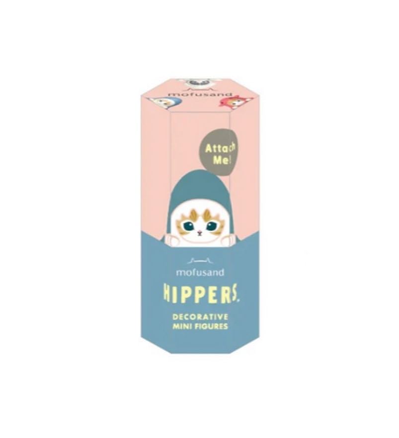 Sonny Angel Hippers Mofusand figure in a surprise box, ideal for shelf display and collection.