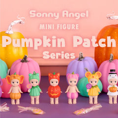 Sonny Angel Pumpkin Patch panda figure ideal for seasonal display and gifting.