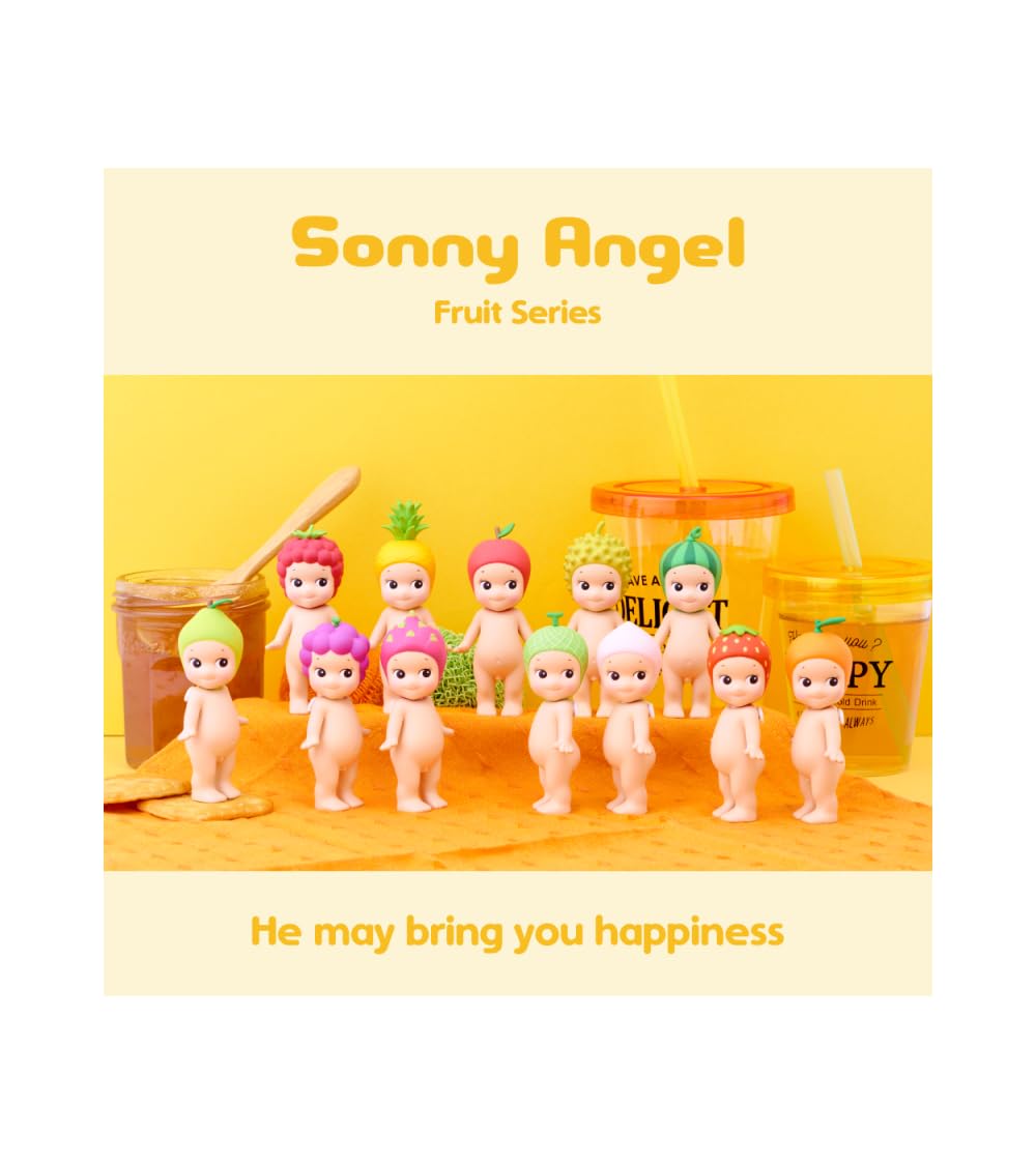 Sonny Angel random fruit figure adds playful surprise to your collection.