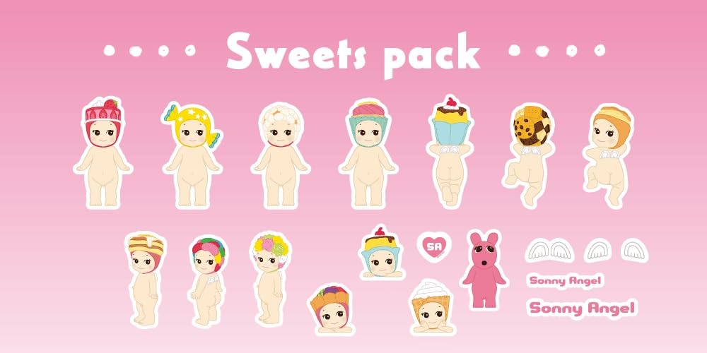 SONNY ANGEL secret holographic stickers shimmer in light for special accents.