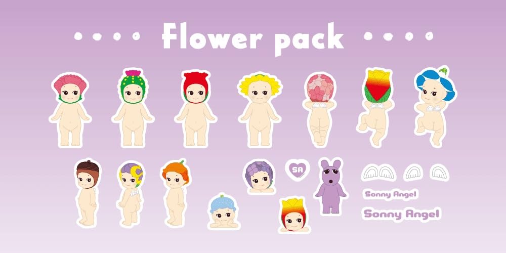 SONNY ANGEL sweets theme stickers add whimsy to notes and bottles.