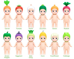 Sonny Angel vegetable headgear colors showcase fresh charm, ideal for display and collecting