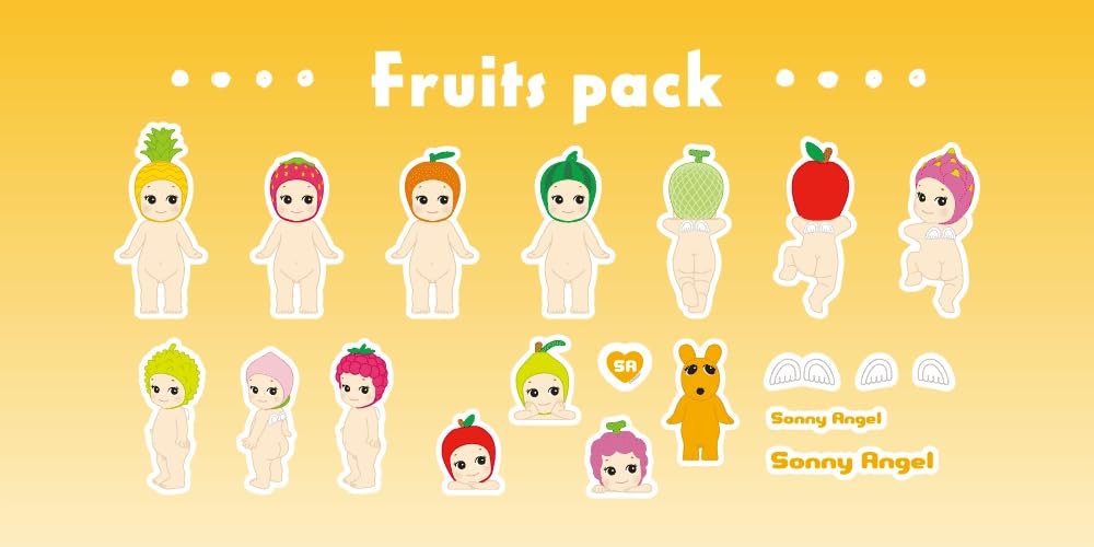SONNY ANGEL vegetables theme stickers brighten schedules and scrapbooks with cute characters.