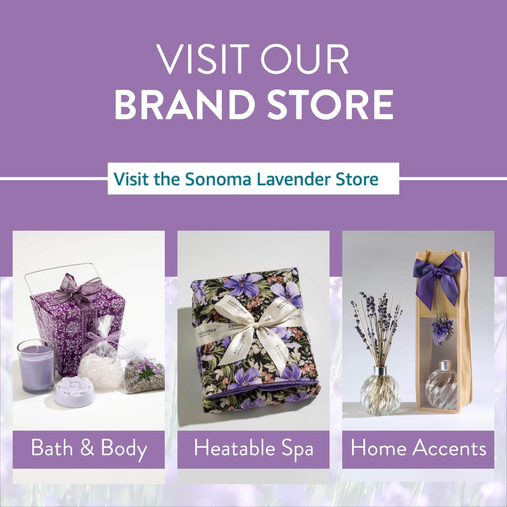Sonoma Lavender pillow in a cozy bedroom setup for calm evenings