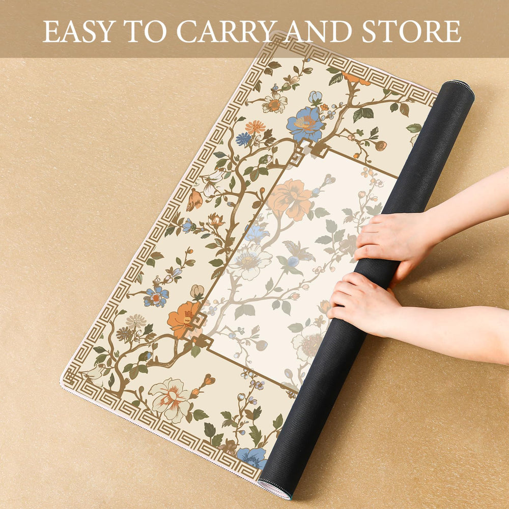 Sonwyoung 80 cm square mat fits most tables and setups.