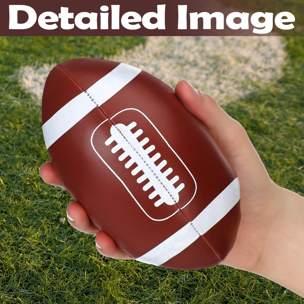 Sonwyoung brown foam football showcases classic design for themed parties.