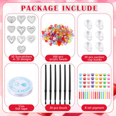 Sonwyoung clear plastic suncatchers showcase light through designs beautifully.