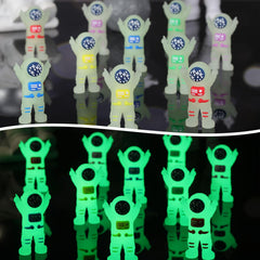 Sonwyoung glow-in-the-dark astronaut figurine in blue is perfect for piñatas and prizes.
