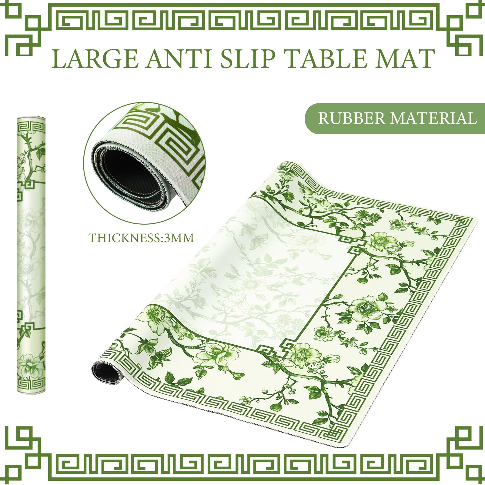 Sonwyoung mahjong mat features chinoiserie design for an elegant setup