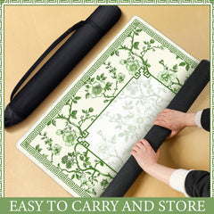 Sonwyoung mahjong mat fits most square tables due to 31.5 inch size