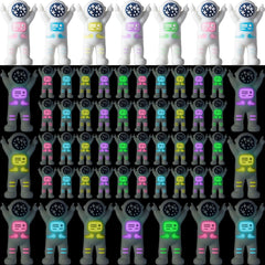 Sonwyoung mini glow astronaut figure for nightstand decor.