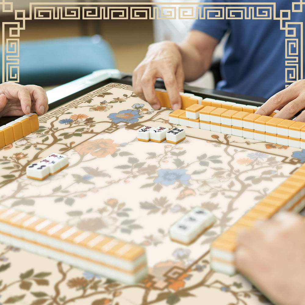 Sonwyoung polyester top provides soft, quiet surface for games.