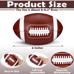 Sonwyoung soft football in hand, smooth grip for easy tossing.