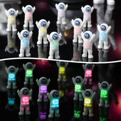 Sonwyoung space decor mini figurines brighten shelves and desks.