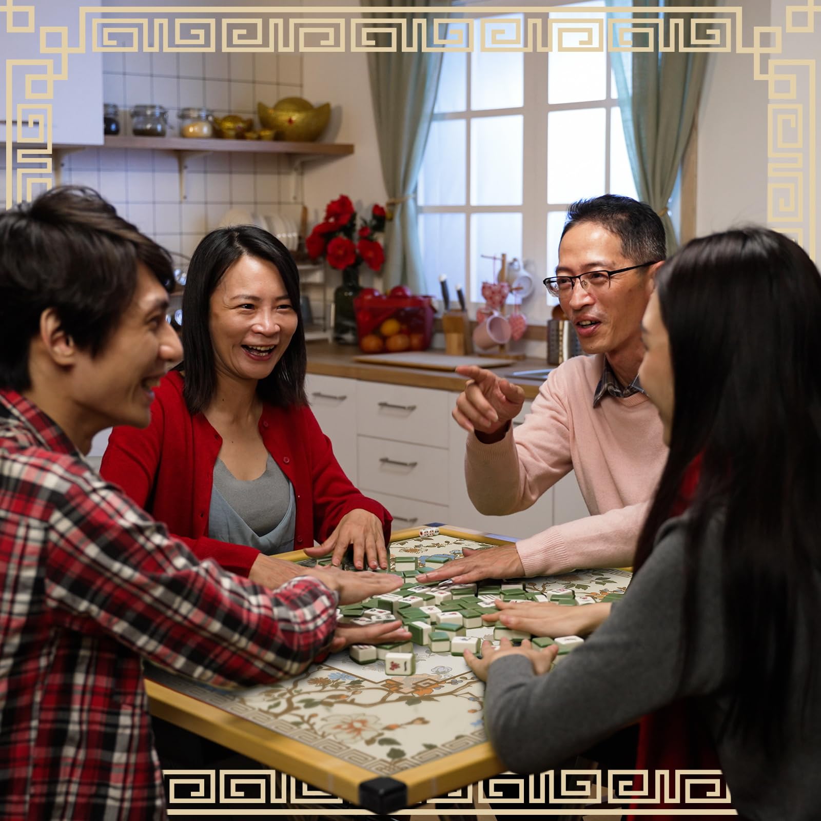 Sonwyoung mat suits mahjong, dominoes, and board games for versatile use.