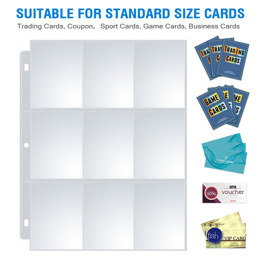 Sooez archival quality sleeves, acid-free and PVC-free, help protect cards over time.