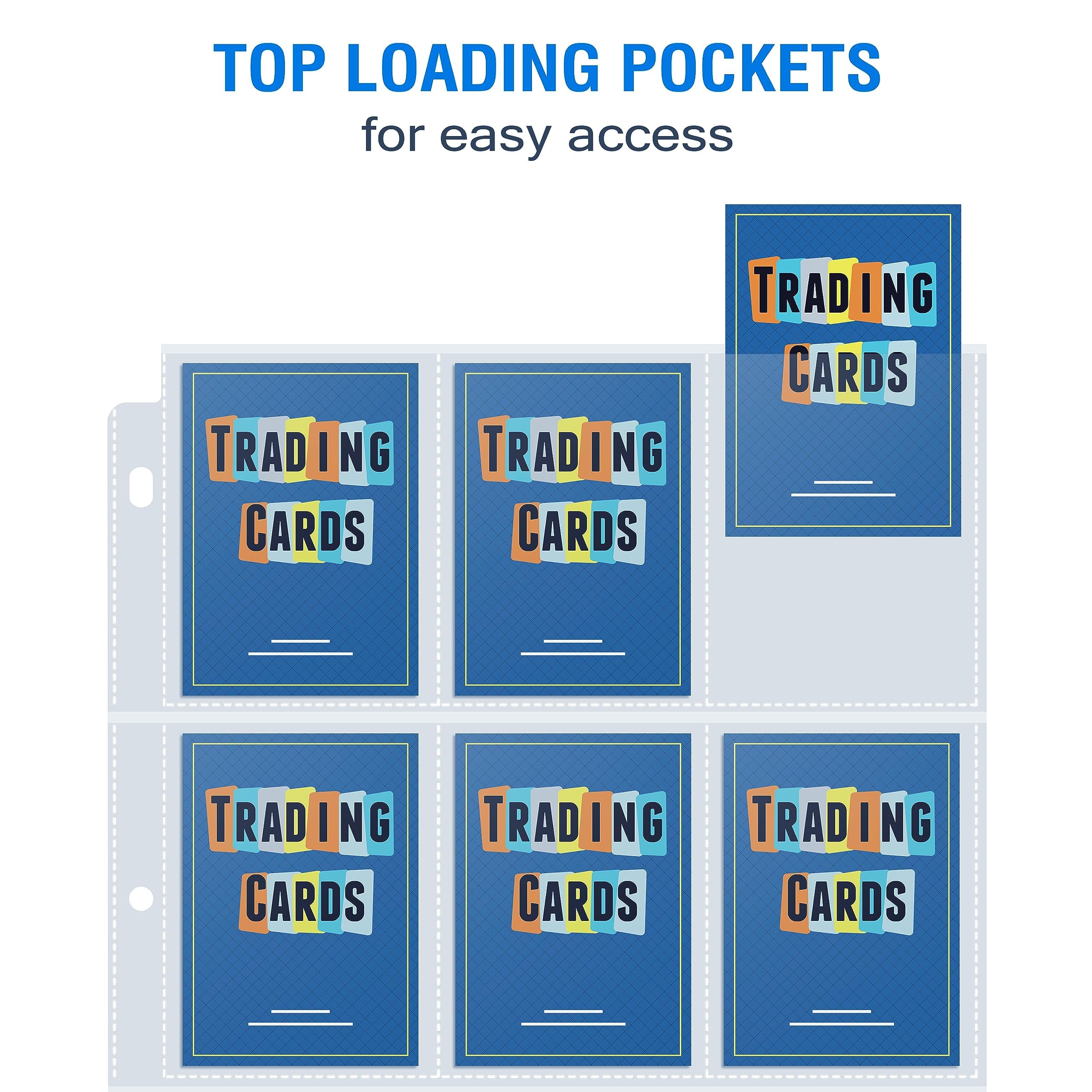 Sooez transparent pockets allow quick card viewing without removal