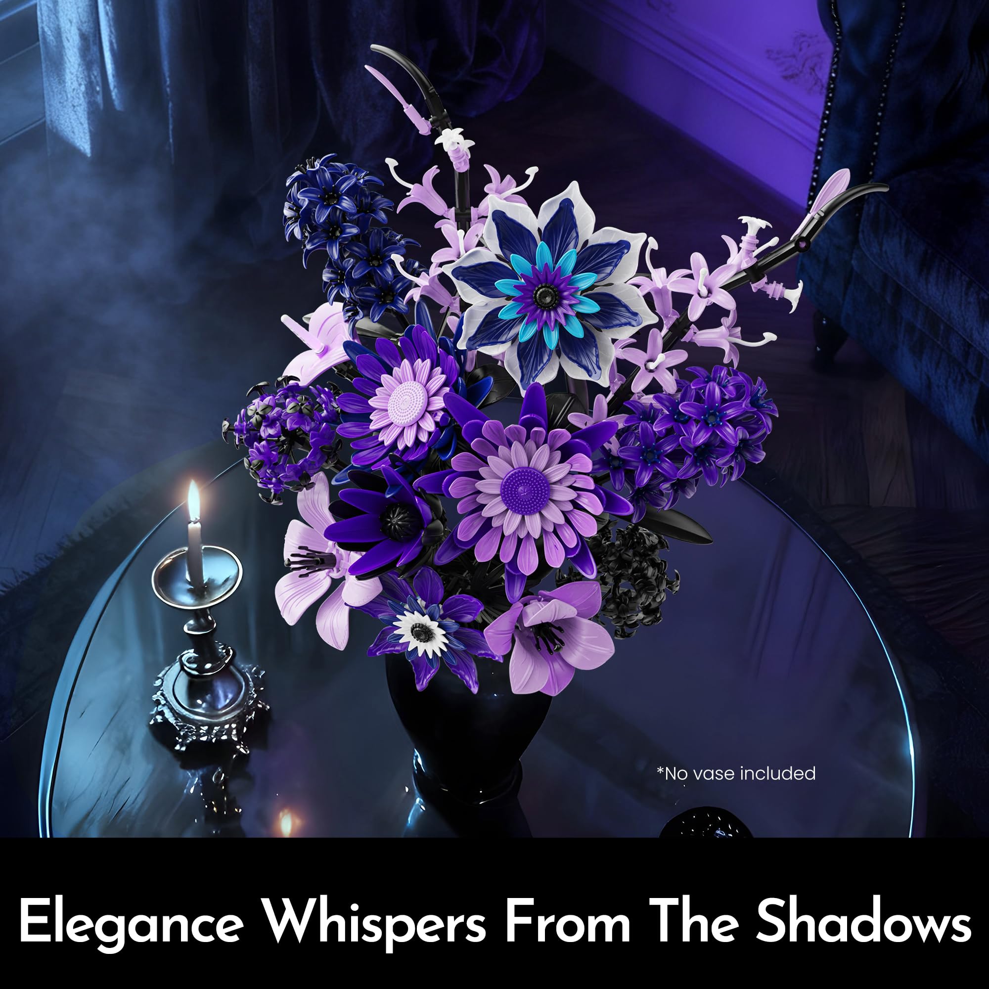 SOOLIO Hydrangea assembly features soft, rounded blossoms for tranquil decor.