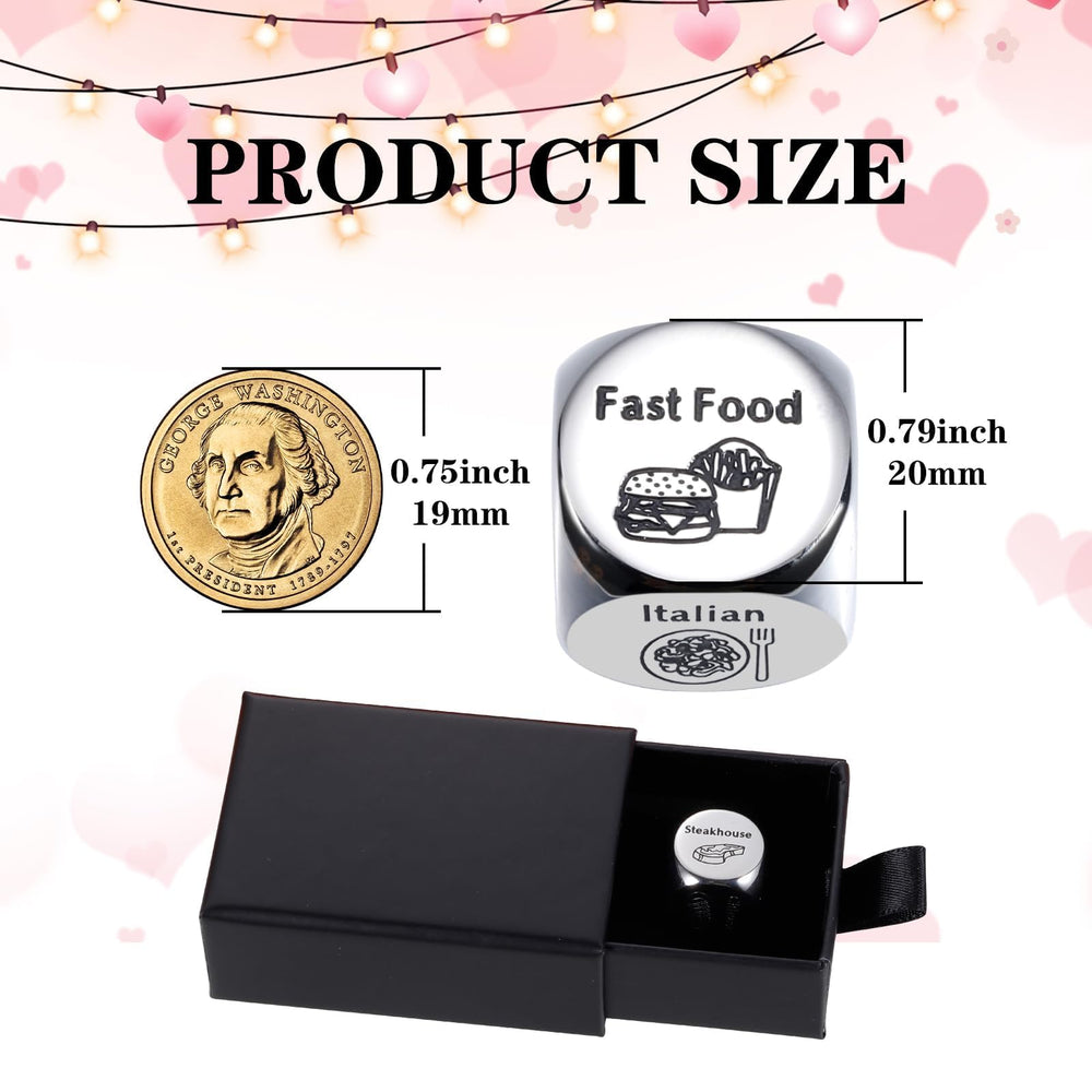 Sophauteem birthday gift dice for couples and sharing meals