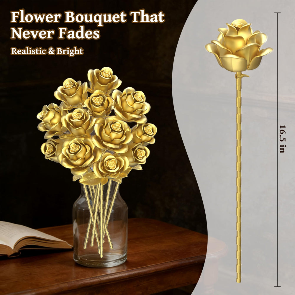 Sopu 670-piece bouquet ready to assemble for timeless decor